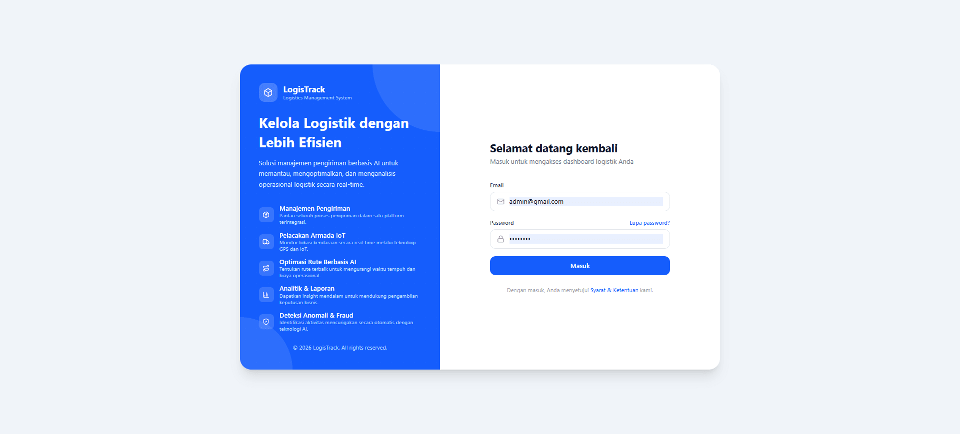 Logistics Management System